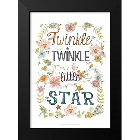 Sweet Sayings II Black Modern Wood Framed Art Print by Vess, June Erica