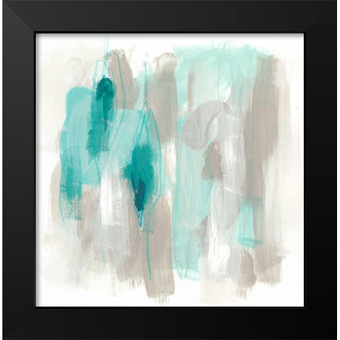 Coastal Fog I Black Modern Wood Framed Art Print by Vess, June Erica