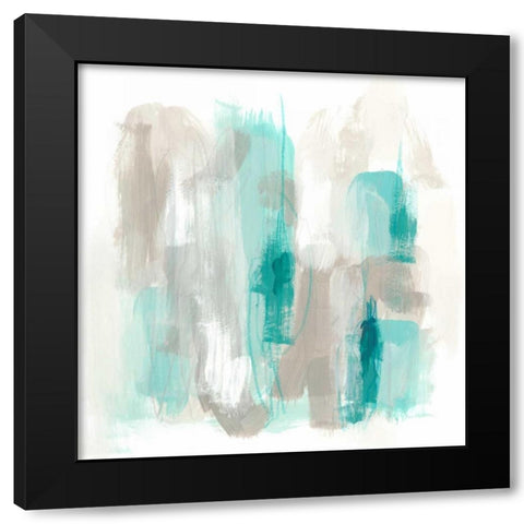Coastal Fog II Black Modern Wood Framed Art Print with Double Matting by Vess, June Erica