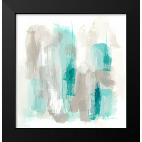 Coastal Fog II Black Modern Wood Framed Art Print by Vess, June Erica