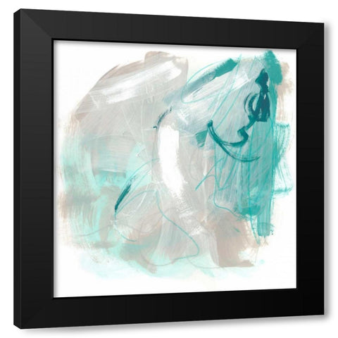 Coastal Fog III Black Modern Wood Framed Art Print with Double Matting by Vess, June Erica