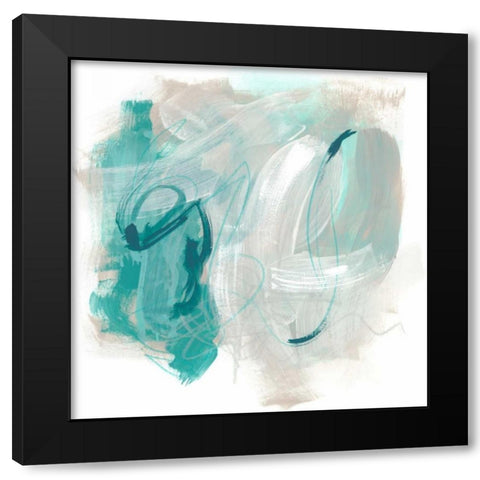 Coastal Fog IV Black Modern Wood Framed Art Print with Double Matting by Vess, June Erica
