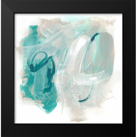 Coastal Fog IV Black Modern Wood Framed Art Print by Vess, June Erica