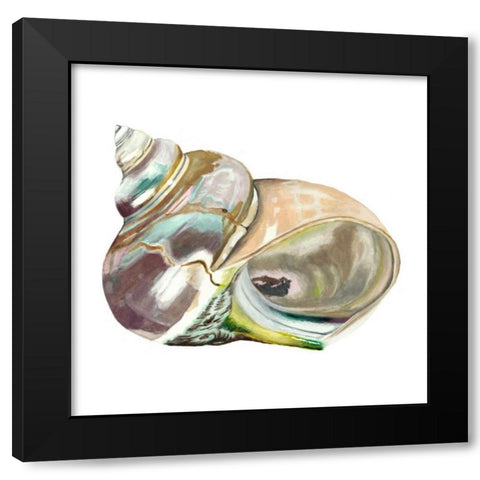 Seashore Souvenirs IV Black Modern Wood Framed Art Print with Double Matting by McCavitt, Naomi