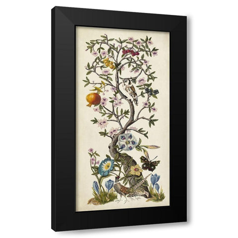 Custom Chinoiserie Natura I (ASH) Black Modern Wood Framed Art Print by McCavitt, Naomi