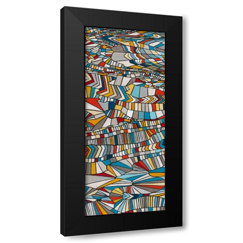 Primary Grain I Black Modern Wood Framed Art Print by Galapon, Nikki