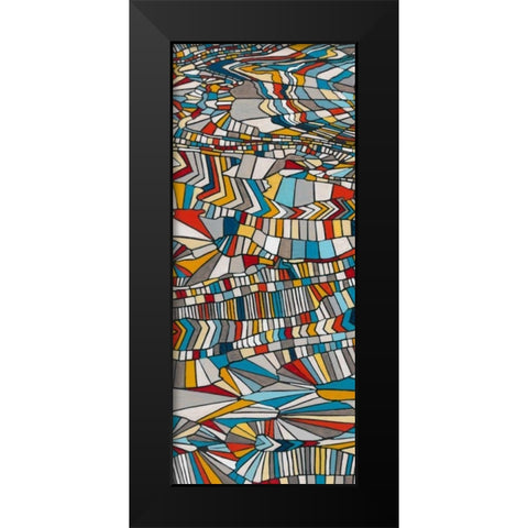 Primary Grain I Black Modern Wood Framed Art Print by Galapon, Nikki