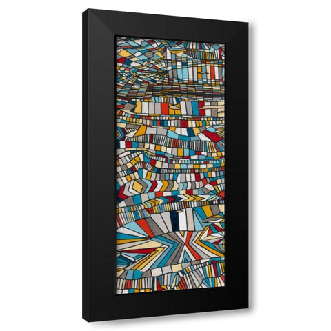 Primary Grain II Black Modern Wood Framed Art Print by Galapon, Nikki