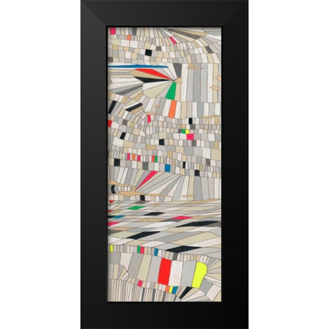Hifi Grain II Black Modern Wood Framed Art Print by Galapon, Nikki