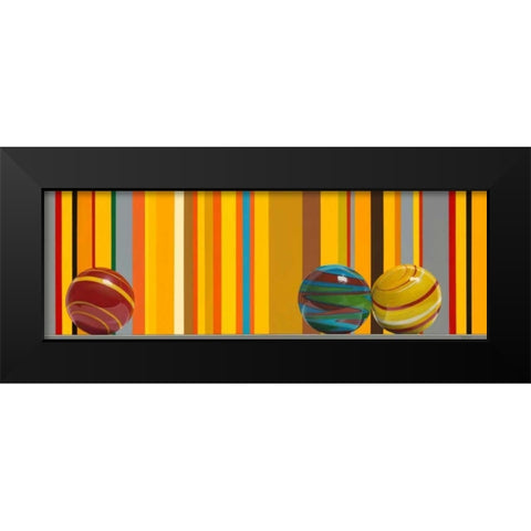 The Four Seasons - Summer Black Modern Wood Framed Art Print by Cholakian, Kevork