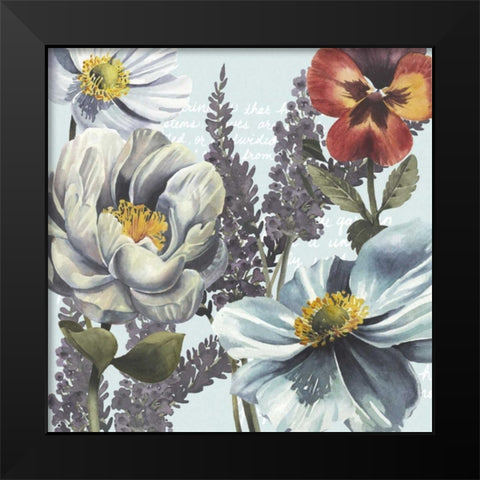 Garden Submergence I Black Modern Wood Framed Art Print by Popp, Grace