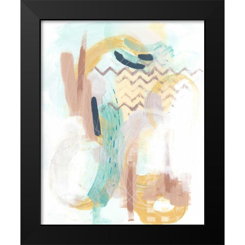 Division and Direction III Black Modern Wood Framed Art Print by Vess, June Erica