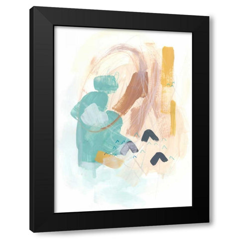 Division and Direction IV Black Modern Wood Framed Art Print by Vess, June Erica