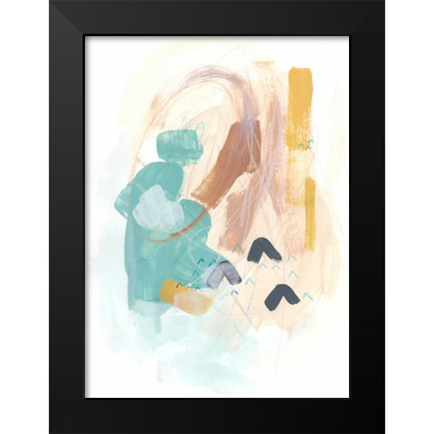Division and Direction IV Black Modern Wood Framed Art Print by Vess, June Erica