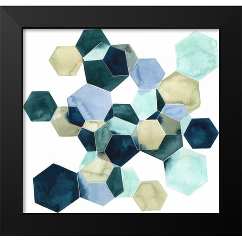 Crystallize I Black Modern Wood Framed Art Print by Popp, Grace