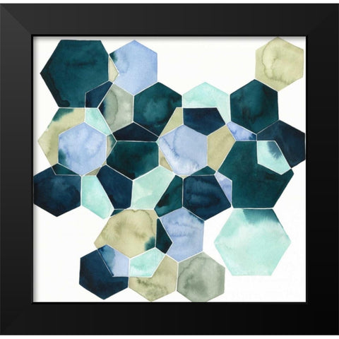 Crystallize II Black Modern Wood Framed Art Print by Popp, Grace