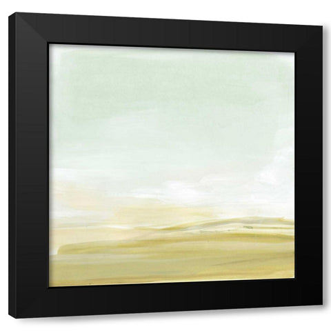 Intangible Horizon I Black Modern Wood Framed Art Print with Double Matting by Vess, June Erica