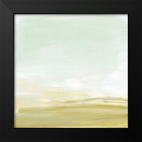 Intangible Horizon I Black Modern Wood Framed Art Print by Vess, June Erica