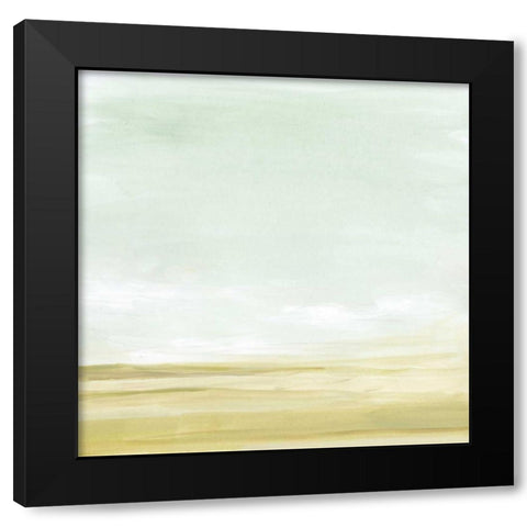 Intangible Horizon II Black Modern Wood Framed Art Print with Double Matting by Vess, June Erica