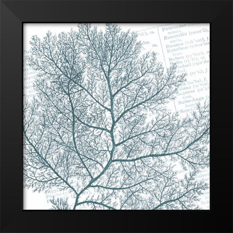 Aqua Marine II Black Modern Wood Framed Art Print by Hambly, Anna