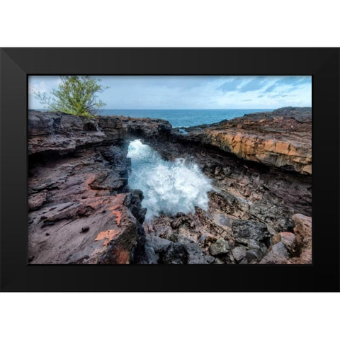 Arch Rock I Black Modern Wood Framed Art Print by Head, Danny