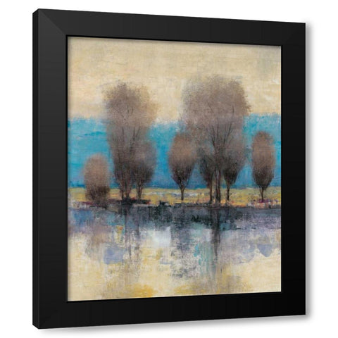 On the Horizon I Black Modern Wood Framed Art Print with Double Matting by OToole, Tim