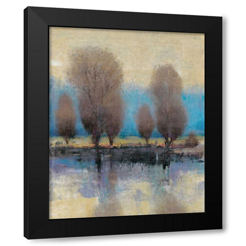 On the Horizon II Black Modern Wood Framed Art Print with Double Matting by OToole, Tim