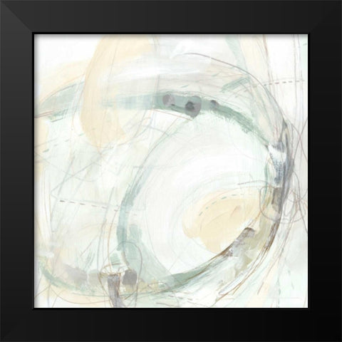 Conjecture I Black Modern Wood Framed Art Print by Vess, June Erica