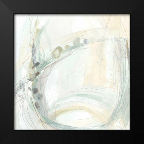 Conjecture II Black Modern Wood Framed Art Print by Vess, June Erica