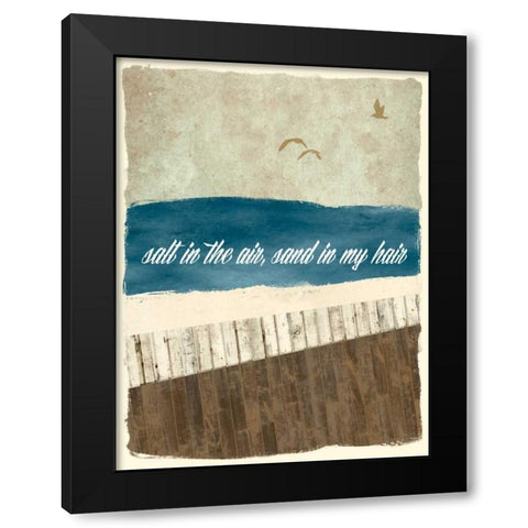 Boardwalk Reverie I Black Modern Wood Framed Art Print by Damon, Chris