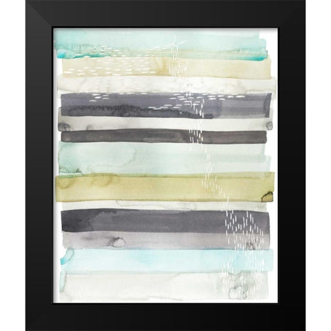 Wavelet I Black Modern Wood Framed Art Print by Popp, Grace