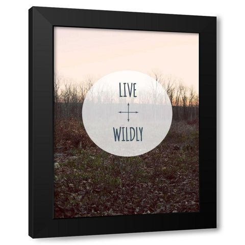 Centered Sentiment I Black Modern Wood Framed Art Print with Double Matting by Fagalde, Jarman