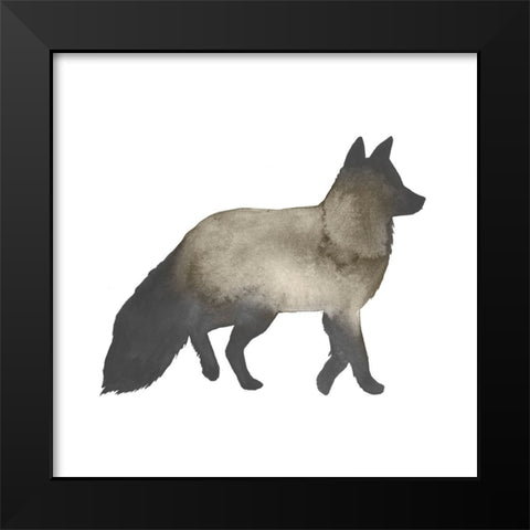 Sepia Animal Silhouette II Black Modern Wood Framed Art Print by Popp, Grace