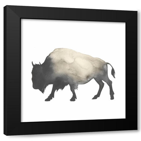 UA Sepia Animal Silhouette IV Black Modern Wood Framed Art Print by Popp, Grace
