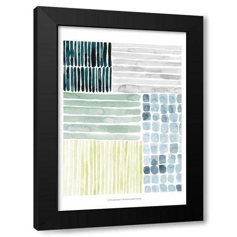 Aerial Abstract I Black Modern Wood Framed Art Print with Double Matting by Popp, Grace