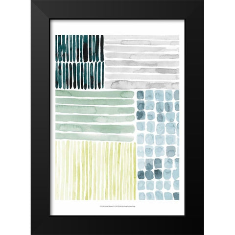 Aerial Abstract I Black Modern Wood Framed Art Print by Popp, Grace