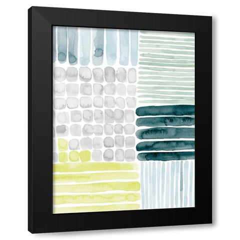Aerial Abstract II Black Modern Wood Framed Art Print by Popp, Grace