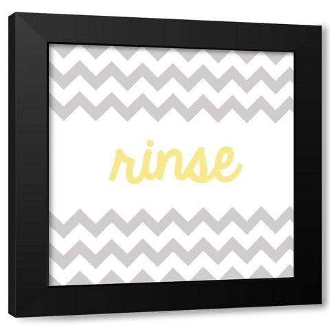 Rinse Black Modern Wood Framed Art Print by Hambly, Anna