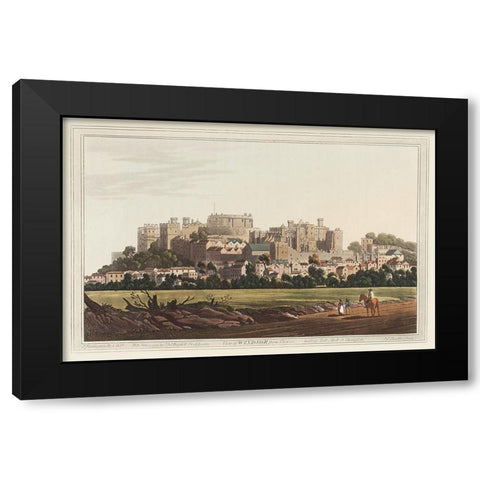 UA CH View of Windsor Black Modern Wood Framed Art Print by Stadler, Joseph