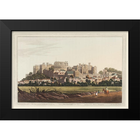 UA CH View of Windsor Black Modern Wood Framed Art Print by Stadler, Joseph