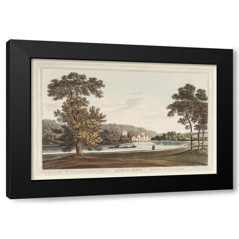 Bisham Abbey Black Modern Wood Framed Art Print by Stadler, Joseph
