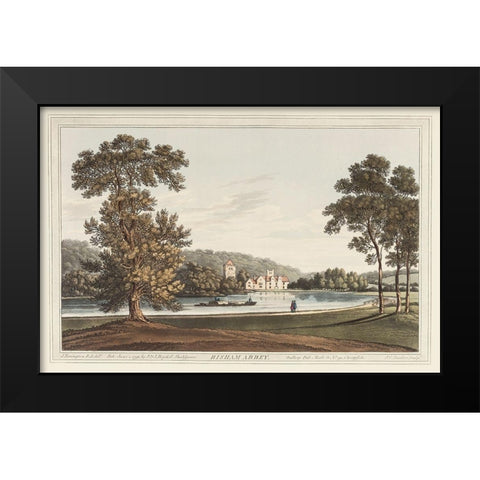Bisham Abbey Black Modern Wood Framed Art Print by Stadler, Joseph