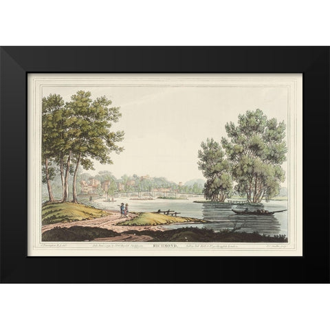 Richmond, England Black Modern Wood Framed Art Print by Stadler, Joseph