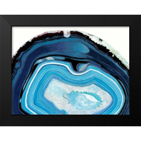 Agate Studies I Black Modern Wood Framed Art Print by McCavitt, Naomi