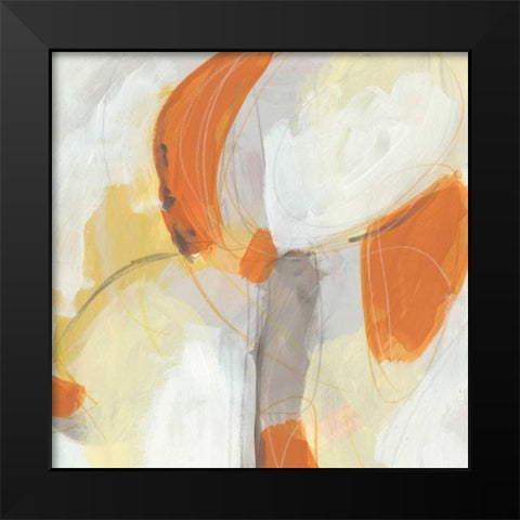 Ignite I Black Modern Wood Framed Art Print by Vess, June Erica
