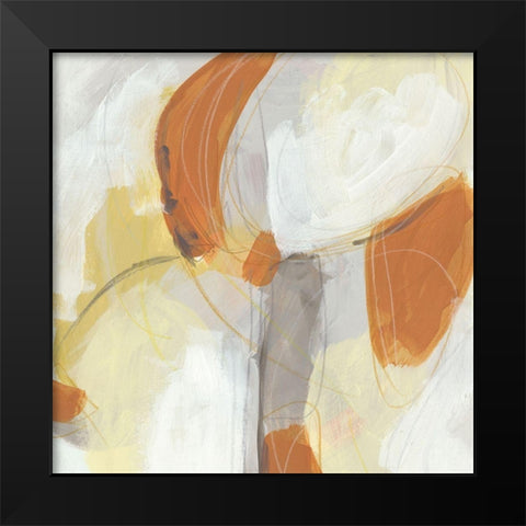 Ignite I Black Modern Wood Framed Art Print by Vess, June Erica