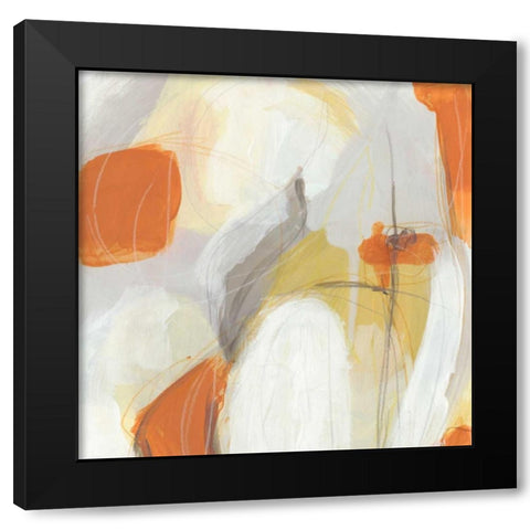 Ignite II Black Modern Wood Framed Art Print by Vess, June Erica