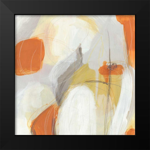 Ignite II Black Modern Wood Framed Art Print by Vess, June Erica