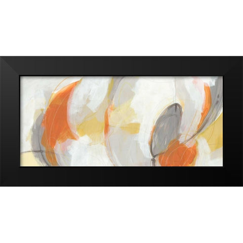 Ignite III Black Modern Wood Framed Art Print by Vess, June Erica