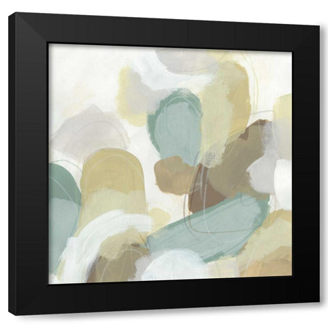 Subtle Synergy I Black Modern Wood Framed Art Print by Vess, June Erica